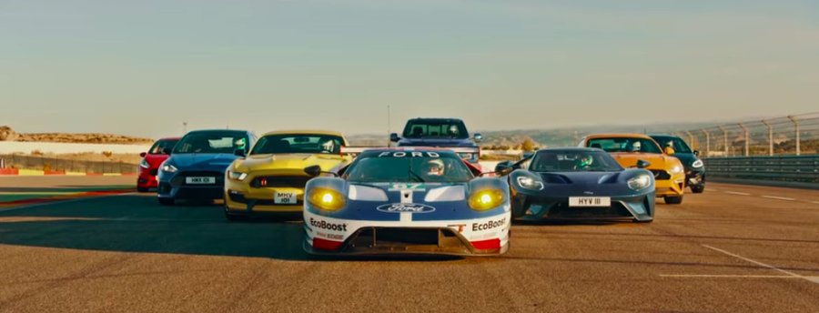 Ford GT, Mustang GT, Focus RS and more go head-to-head in Spain