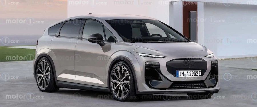 Audi A2 render by Motor1