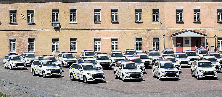 635 Mitsubishi Outlander PHEVs Delivered To Ukrainian Police