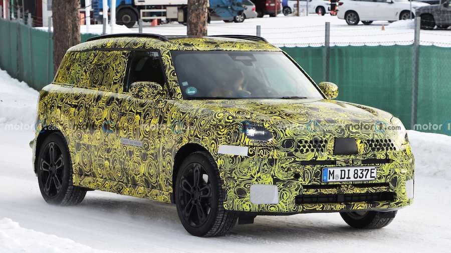 Mini Countryman EV Spied For First Time