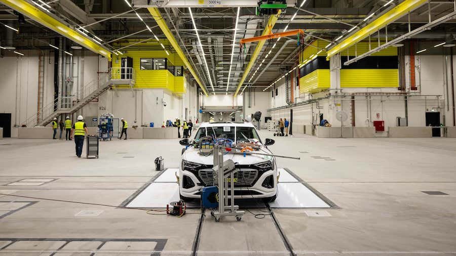 Audi Opens New $107M Crash Test Facility At Its Tech Park In Germany