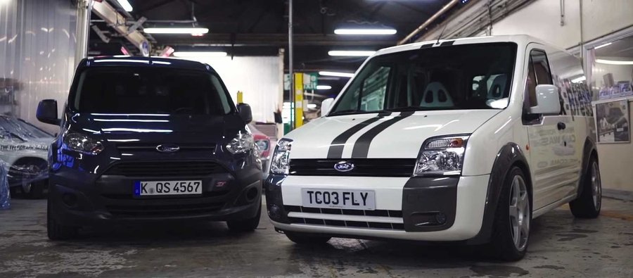 Ford Stuffed A Focus RS Engine Into A Transit Connect Van