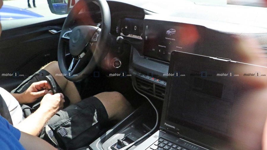 2020 Skoda Octavia Spied Inside With Fancy Two-Spoke Steering Wheel