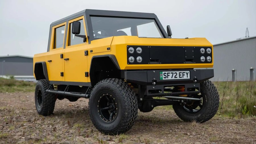 Munro Mk1 pick-up is open-bed variant of 375bhp electric 4x4