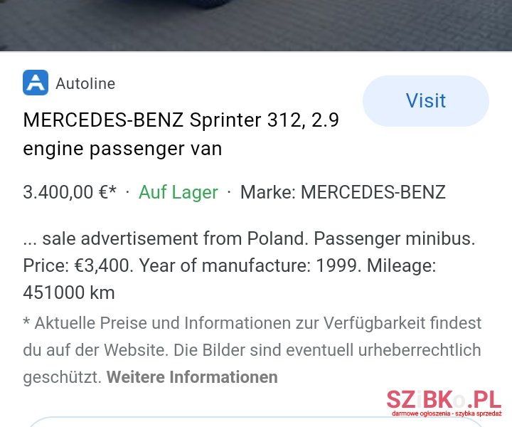 1999' Mercedes-Benz Sprinter photo #1