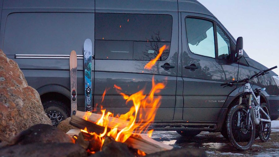 Modular Camper Van Is Perfect Base Camp With Ski-Surf Package