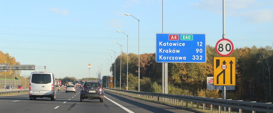 A4 Katowice-Kraków. Zmiany w organizacji ruchu
