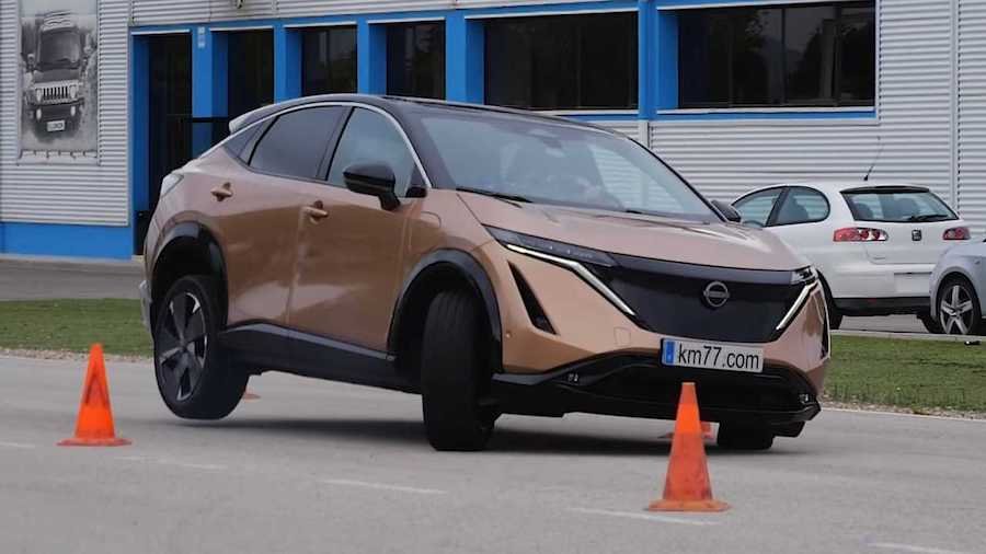 Nissan Ariya EV SUV Doesn't Disappoint In The Moose Test