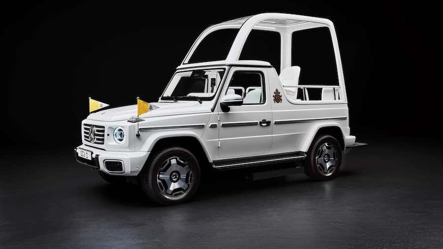 The Pope's New Ride Is This Electric G-Class