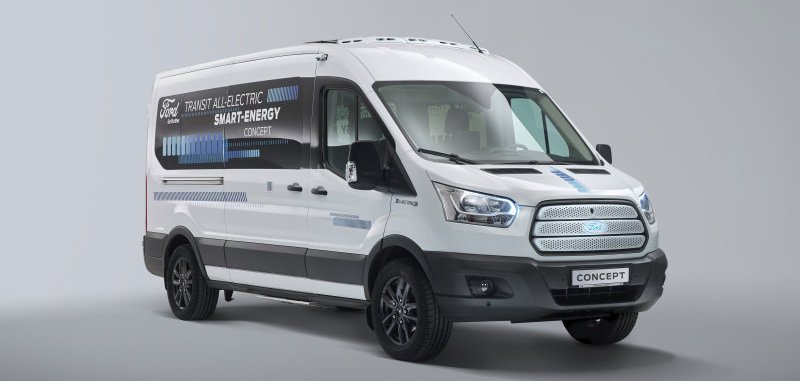 Ford Transit test van tries to solve an EV challenge: keeping people warm