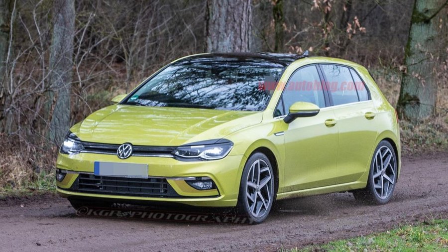 2020 VW Golf caught without camo
