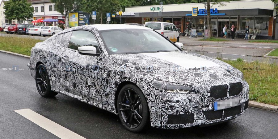 BMW 4 Series Coupe Spied In Motion On Munich Streets