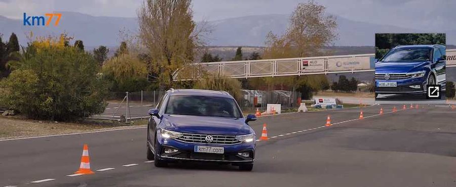 See Euro-Spec VW Passat Variant Spectacularly Fail Moose Test