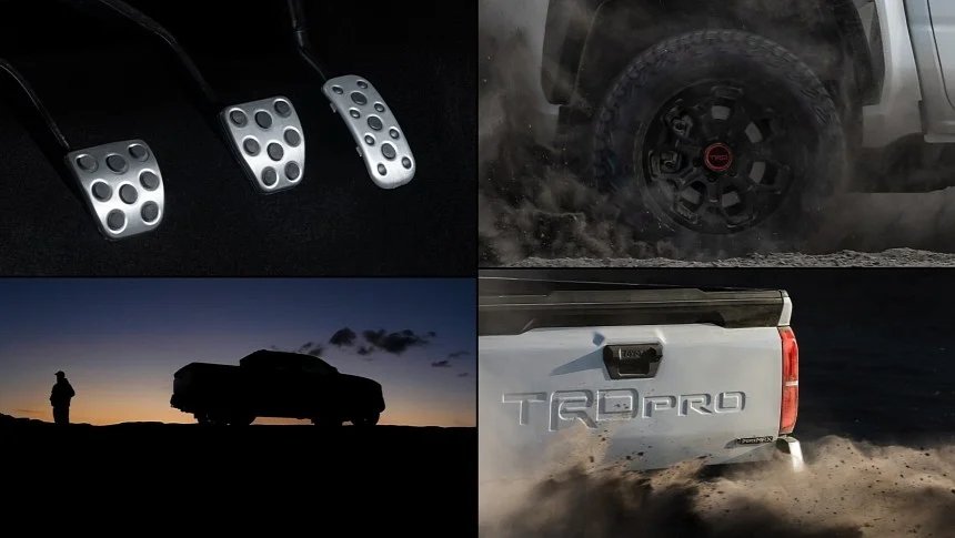 2024 Toyota Tacoma Teased With A Six-Speed Manual Gearbox