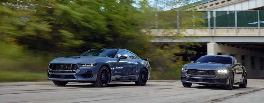 Reports: Dealers shown Ford Mustang saloon with hybrid V8