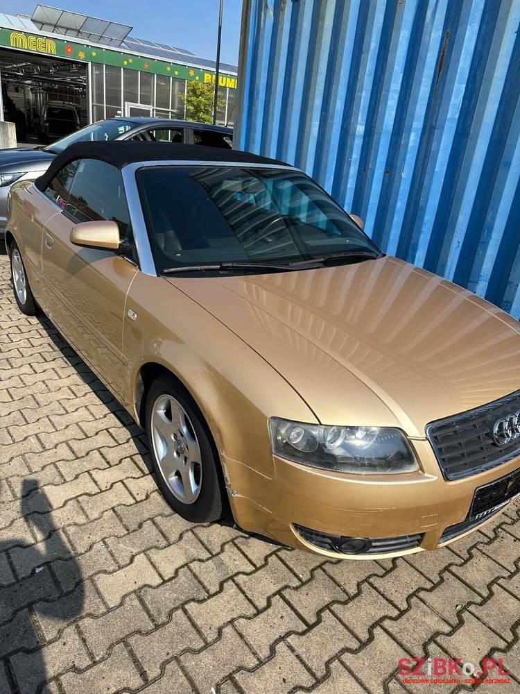 2003' Audi A4 Cabriolet 2.4 photo #2