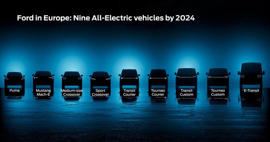 Ford to launch seven new electric vehicles in Europe by 2024