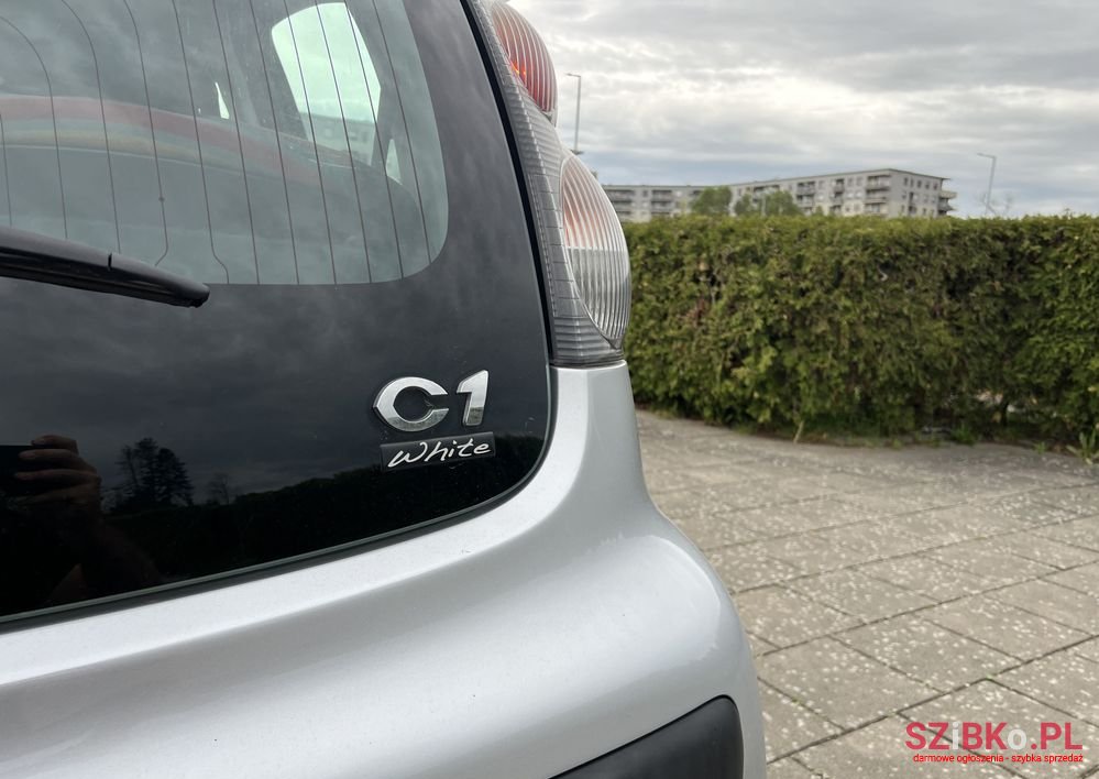 2010' Citroen C1 1.0I White photo #5