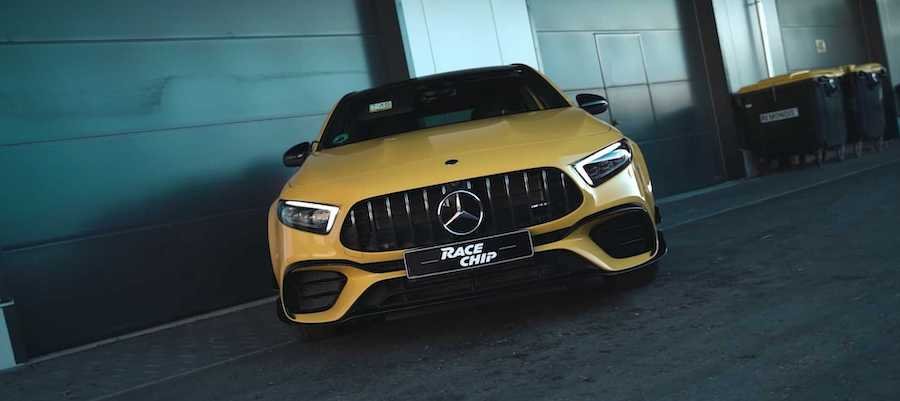 Mercedes-AMG A45 S Tuned To Nearly 500 HP Hits The Autobahn
