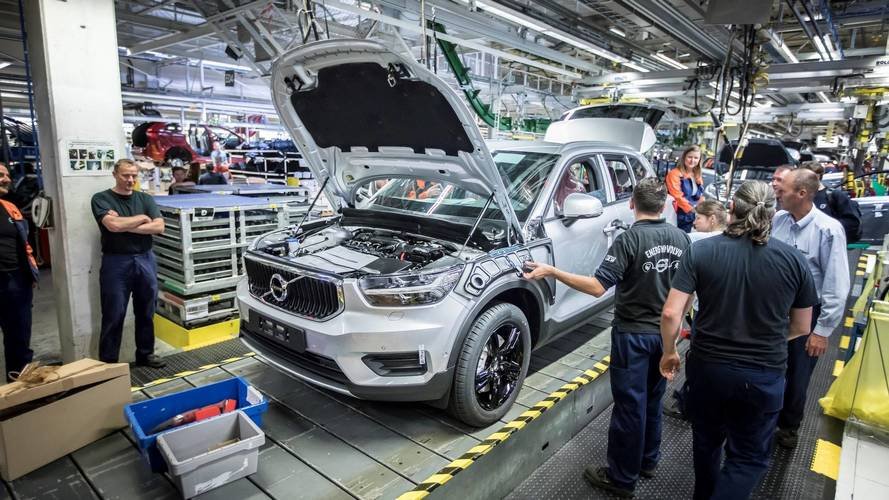 2018 Volvo XC40 Production Kicks Off In Belgium