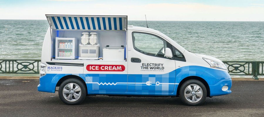 Nissan Has Served Up A Treat With This Electric Ice Cream Van