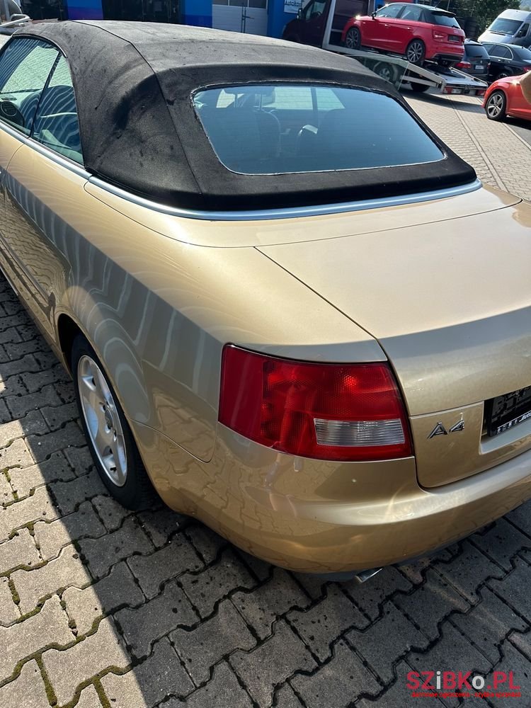 2003' Audi A4 Cabriolet 2.4 photo #6