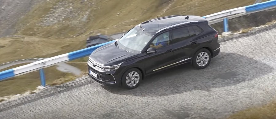 2024 Volkswagen Tiguan Spied In The Alps Hiding Updates In Plain Sight