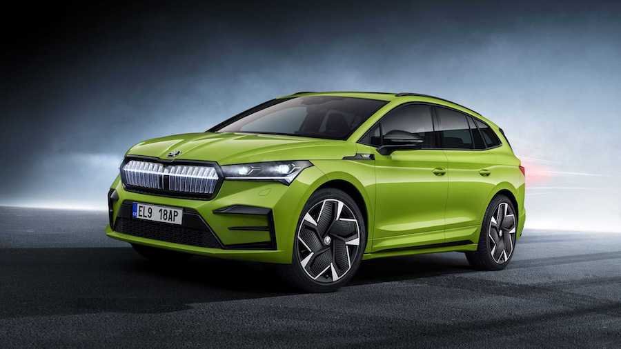 Skoda Enyaq RS iV Debuts As Electric Performance SUV With Nearly 300 HP