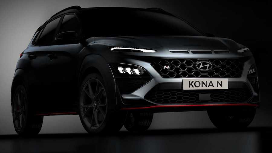 Hyundai показала дизайн кросовера Kona N нового покоління