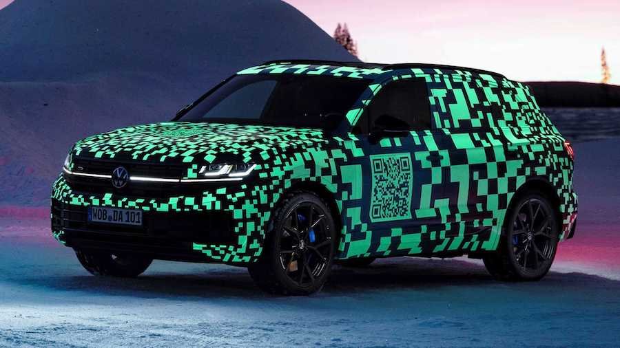 2024 Volkswagen Touareg Facelift Previewed Ahead Of May Debut