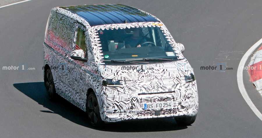 VW T7 PHEV Spied Lapping The Nurburgring