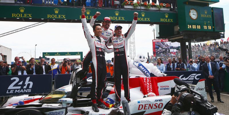 Toyota and Fernando Alonso win at Le Mans