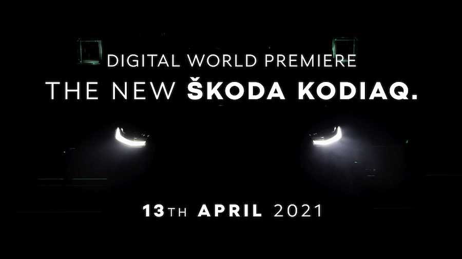 2021 Skoda Kodiaq Facelift Shows More Skin In New Teaser Video