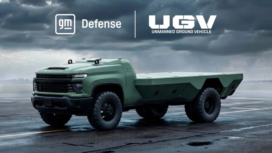 GM Defense Turns A Chevrolet Silverado Into A Driverless Logistics Truck
