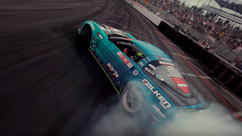 Watch this incredible Formula Drift drone footage in 4K