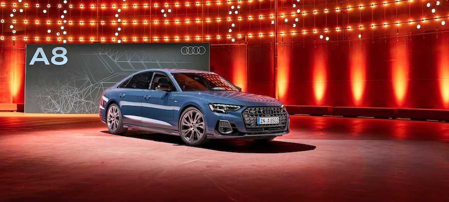 2022 Audi A8 Facelift Revealed With Wider Grille And Updated Lights