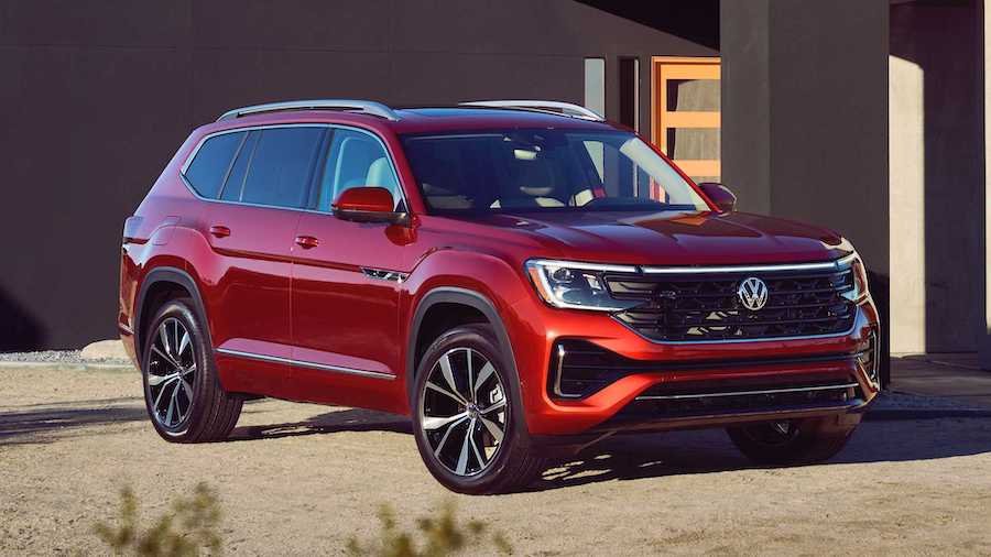 2024 Volkswagen Atlas Debuts New Look And Fresh Tech, But Loses Its V6