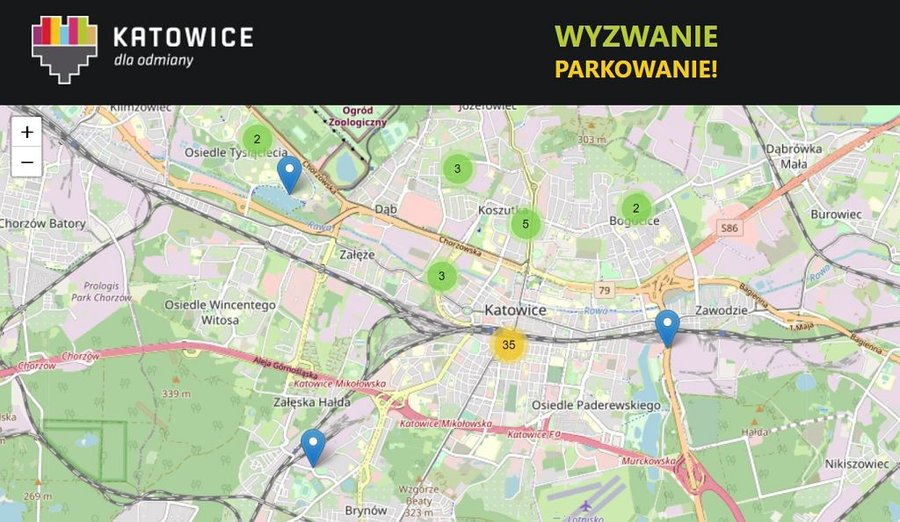 Katowice stworzyły mapę nieprawidłowego parkowania. Można zgłaszać najgorsze miejsca