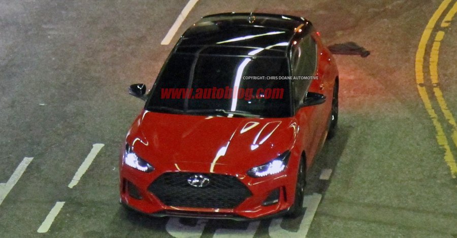 2019 Hyundai Veloster Turbo caught uncovered at video shoot