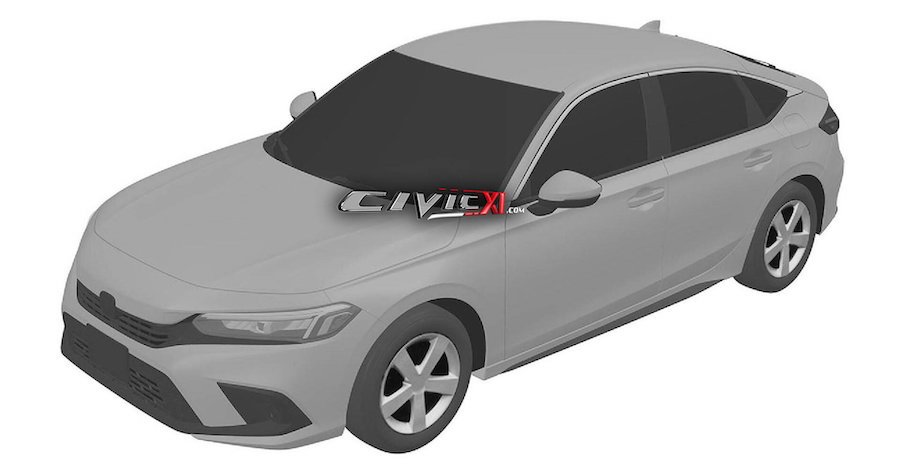 2022 Honda Civic previewed in leaked patent images