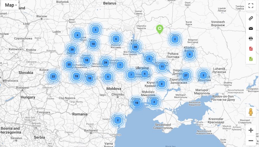 ОККО карта заправок