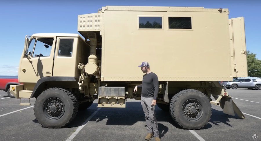 Army Truck Turned Into Off-Road Camper With Ikea Interior For $105K