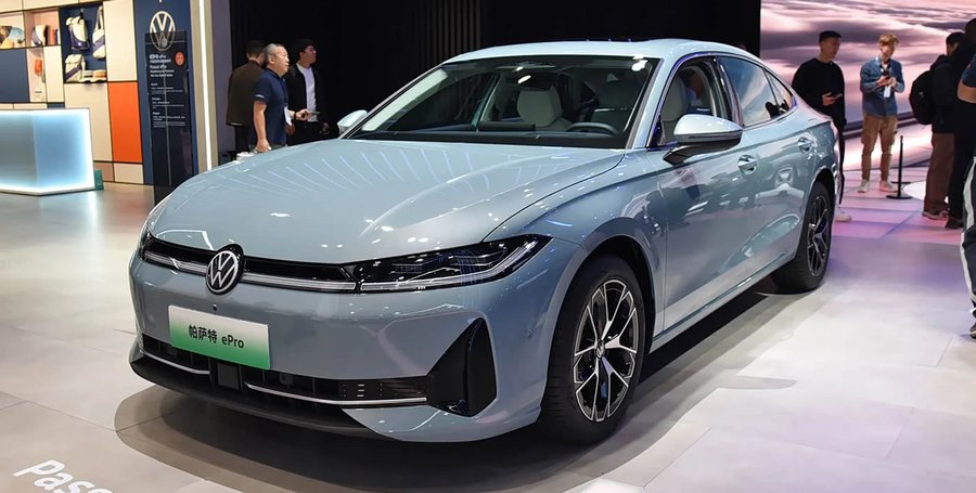 This China-Only Volkswagen Passat Hybrid Boasts Nearly 100 Miles of Electric Range