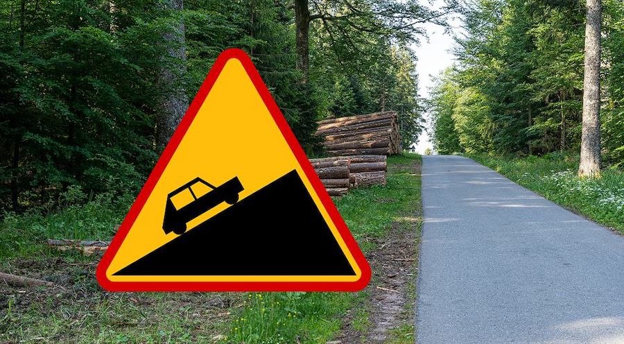 Nazywany jest "Rzeźnią". Na najbardziej stromy podjazd w Polsce nie wjedzie każdy kierowca