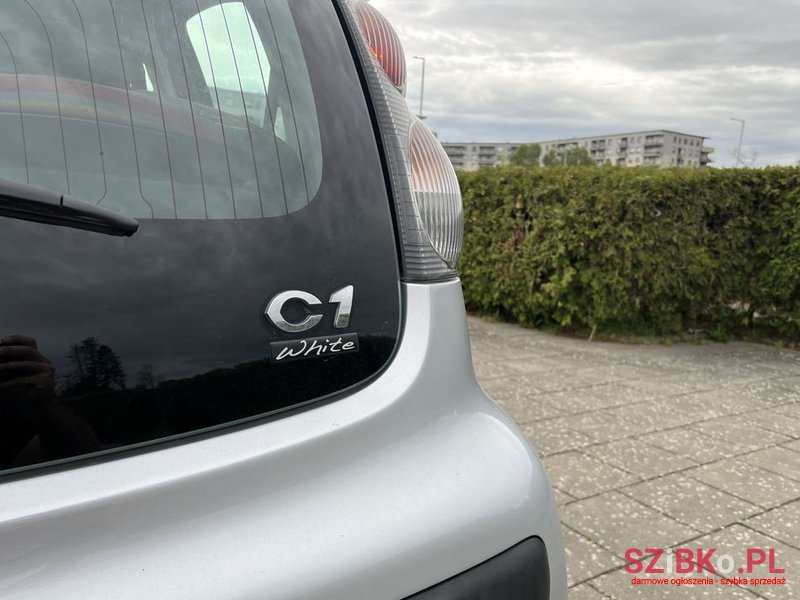2010' Citroen C1 1.0I White photo #5