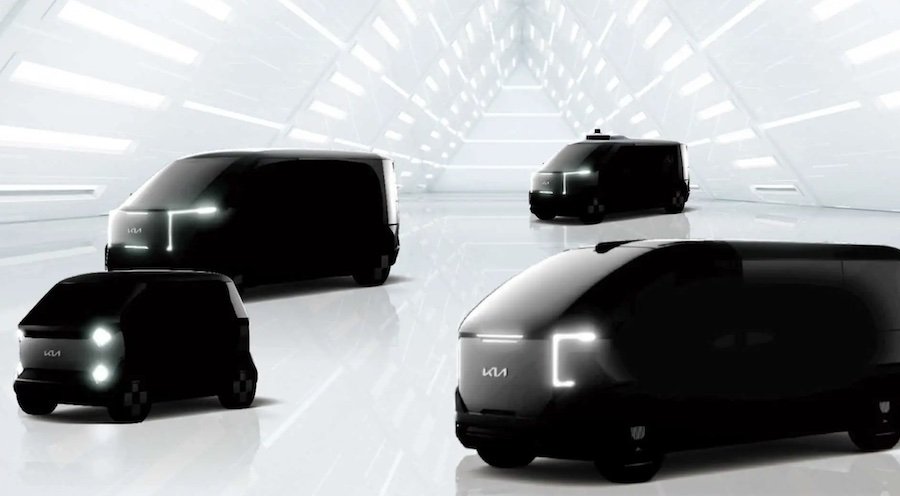Kia Teases Electric Van Range For 2025 Debut