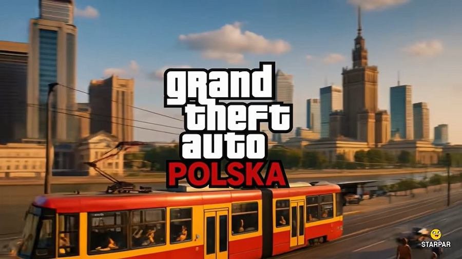 Zwiastun GTA Polska podbija internet. Nie będzie z niego gry, ale te pościgi!