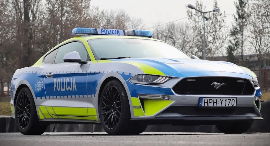 Ford Mustang nowym radiowozem. Skonfiskowane auto rozpocznie służbę w policji