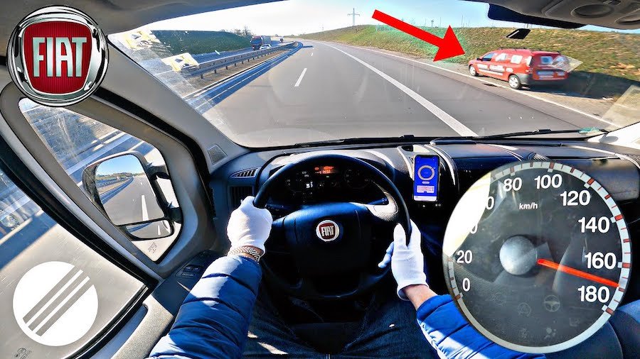 Fiat Ducato Uses All The Autobahn To Hit Its Top Speed