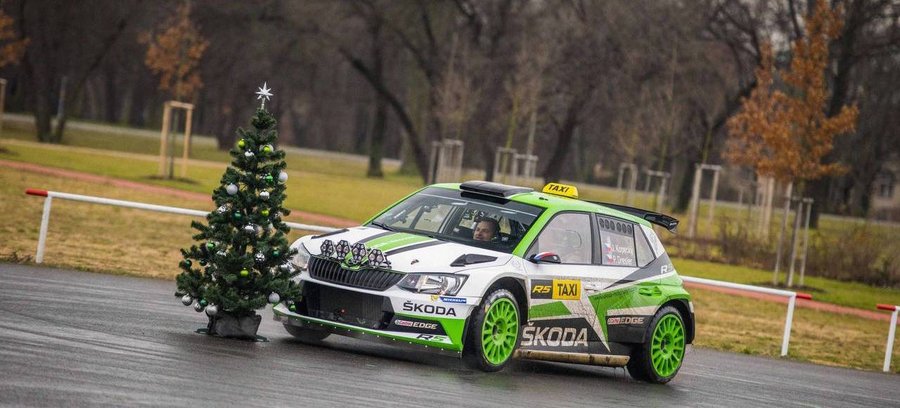 Skoda Fabia R5 Rally Car Takes A Second Job As A Taxi